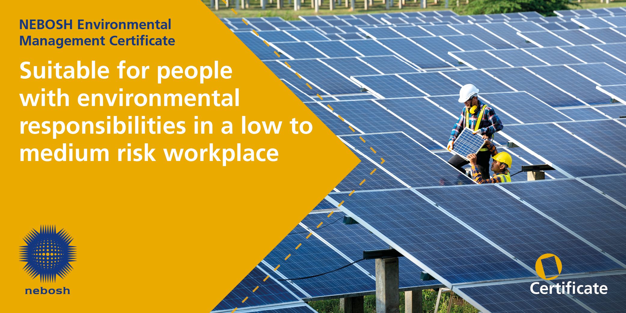 Be part of a sustainable future with the NEBOSH Environmental Management Certificate
